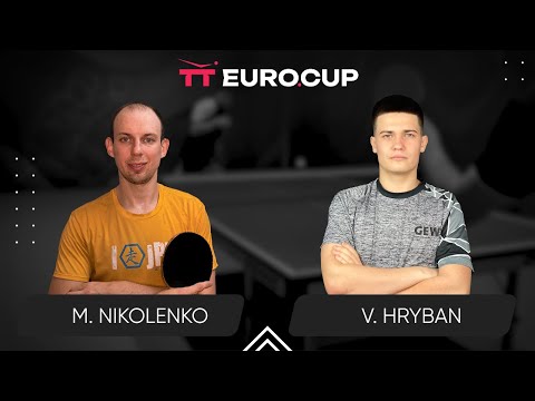 13:40 Maksym Nikolenko - Vadym Hryban 27.12.2023 TT Euro.Cup Ukraine  Star. TABLE 3