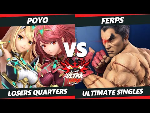 Ultra Hard Losers Quarters - Poyo (Sonic, Mythra Pyra) Vs. Ferps (Kazuya) SSBU Ultimate Tournament