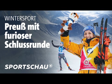 Video Thumbnail: Biathlon: Franziska Preuß daheim in Topform | Sportschau