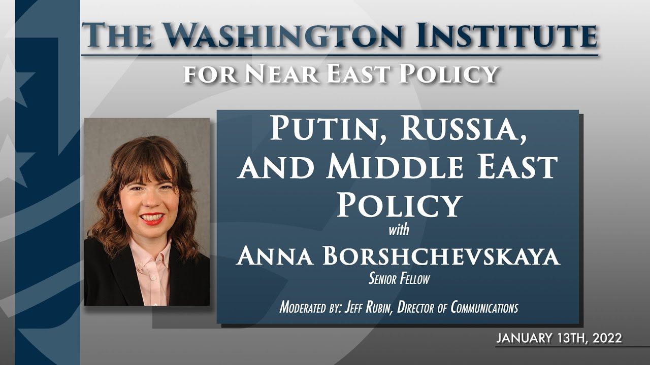 Russia Targets Ukraine: A Briefing with Dr. Anna Borshchevskaya