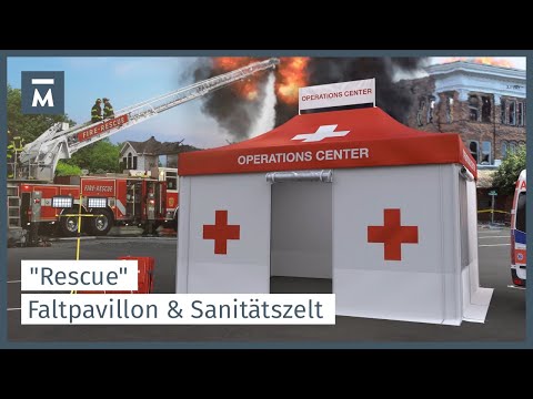 "Rescue"- Faltpavillon & Sanitätszelt | Mastertent®