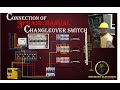 HOW TO CONNECT 3 PHASE 4POLE CHANGEOVER SWITCH