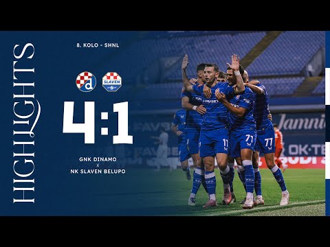 HIGHLIGHTS | GNK DINAMO – NK SLAVEN BELUPO 4:1 | Hoxha, Kulenović, Bakrar i Lisica za nova tri boda