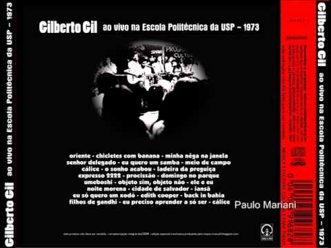 Gilberto Gil - Cálice (Gilberto Gil e Chico Buarque) - Show na Politécnica da USP - 1973.wmv
