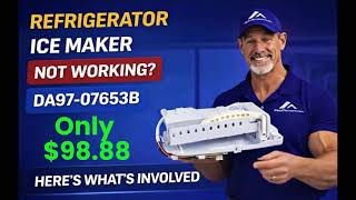 Refrigerator Not Making Ice? How to Replace Samsung Ice Maker DA97-07653B AP5651749
