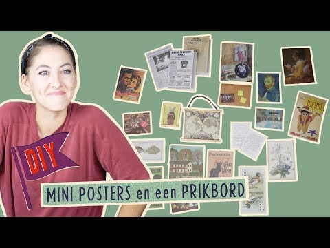 Tiny Posters and a Pin Board