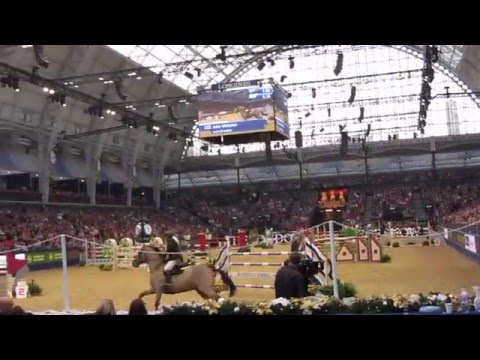 JOHN WHITAKER RIDING LORD OF ARABIA AT OLYMPIA