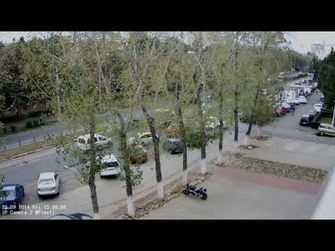Inregistrare cu camera IP de exterior, cu rezolutie de 2 MPixeli