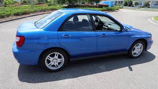One-Owner 2002 Subaru Impreza WRX Sedan 5-Speed Walk Around