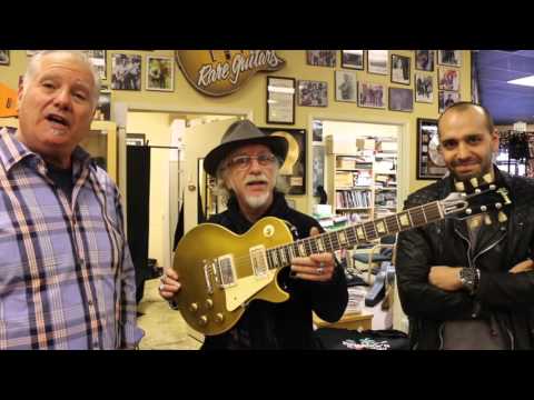 Brad Whitford buys our 1958 Gibson Les Paul Standard Goldtop