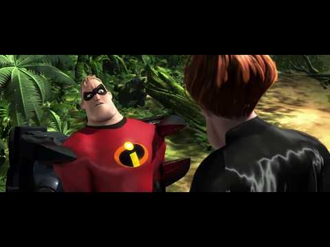 Mr. Incredible meets Syndrome scene Full HD