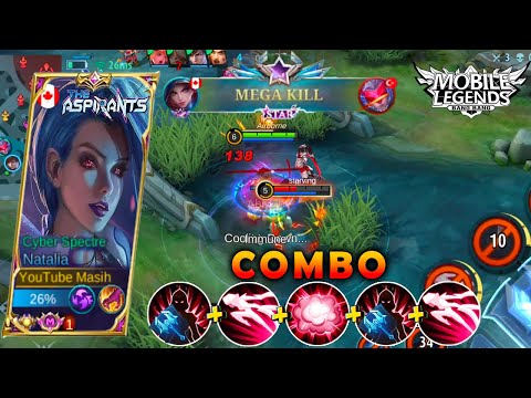 THIS NATALIA ONE SHOT COMBO IS FAST SKILL COMBO (Must Try) | MLBB