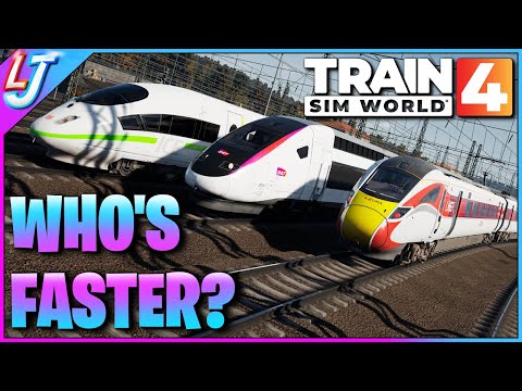 Train SIm World 4 - High Speed Electric (Speed TEST!)