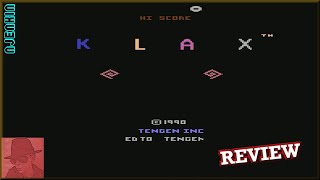 Klax - on the Atari 2600 - with Commentary !!