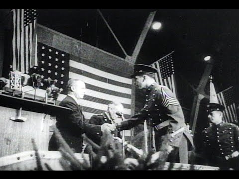 HD Historic Archival Stock Footage WWII - West Point Sends New Officers to the Army 1943