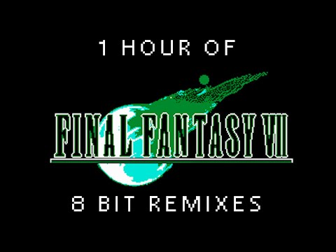 1 Hour of Relaxing Final Fantasy VII 8 Bit Remixes - Chill/Study/Sleep - Demake Music