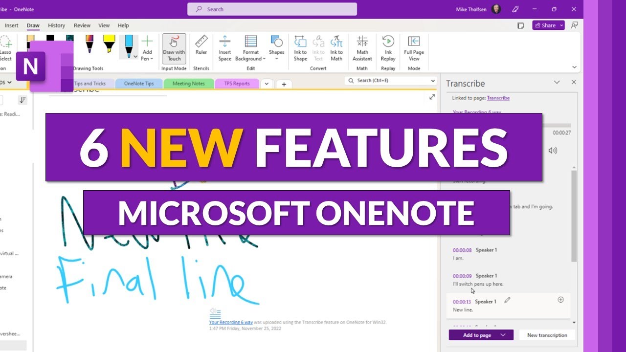 Microsoft OneNote New Features // 6 updates for Fall 2022