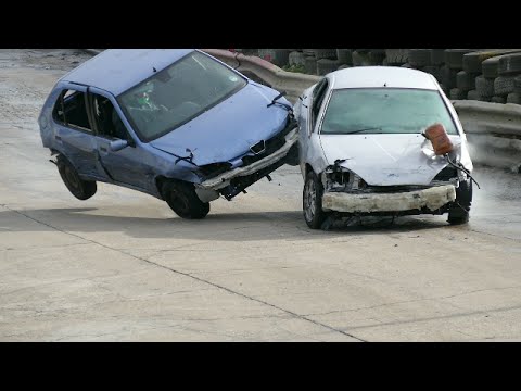 Banger Racing Caravan Bangers Angmering Raceway ORC 28/3/16