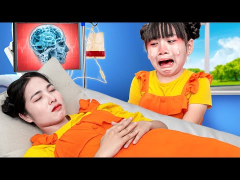 Sorry Mom Doll... Please Wake Up!!! #5 - Very Sad Story FNF vs Squid Game Real Life