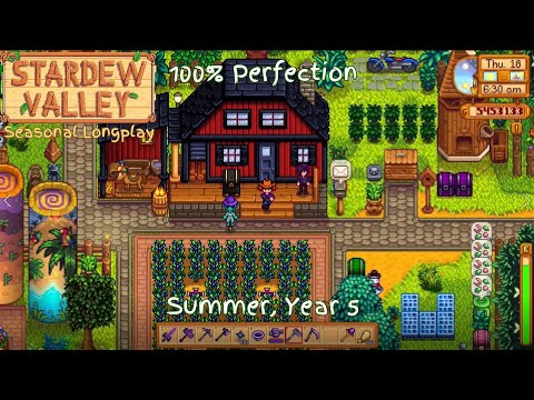 Summer Year 5 in Stardew Valley: Beautifying the Perfect Farm for Style & Profits 🌞No Commentary
