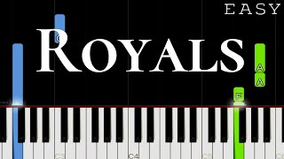 Lorde - Royals | EASY Piano Tutorial