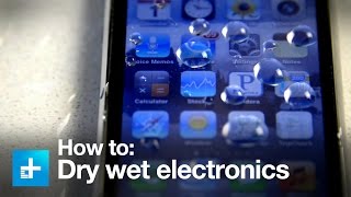 How to rescue a wet smartphone