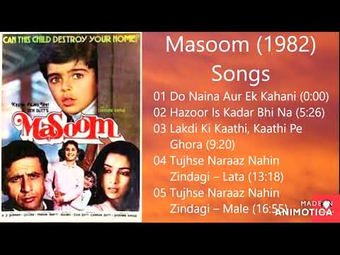Masoom 1982 All Songs Jukebox  Naseeruddin Shah  Shabana Azmi  Jugal Hansraj  Urmila Matondkar