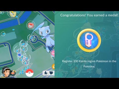 Inactive Trainer Recieves Gold Medal Kanto Pokemon for Mew Quest!