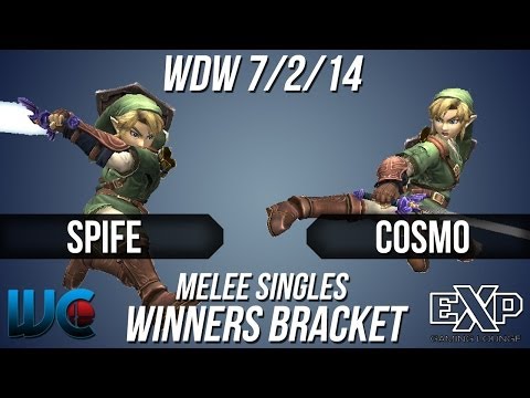 WDW 7/2/14 - Spife (Link) vs. Cosmo (Link) Melee Singles Bracket