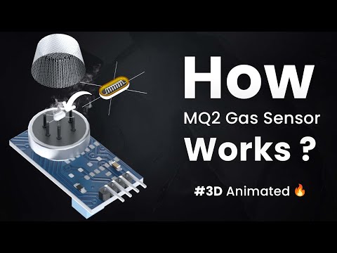 How MQ2 Gas Sensor works ? | 3D Animated 🔥