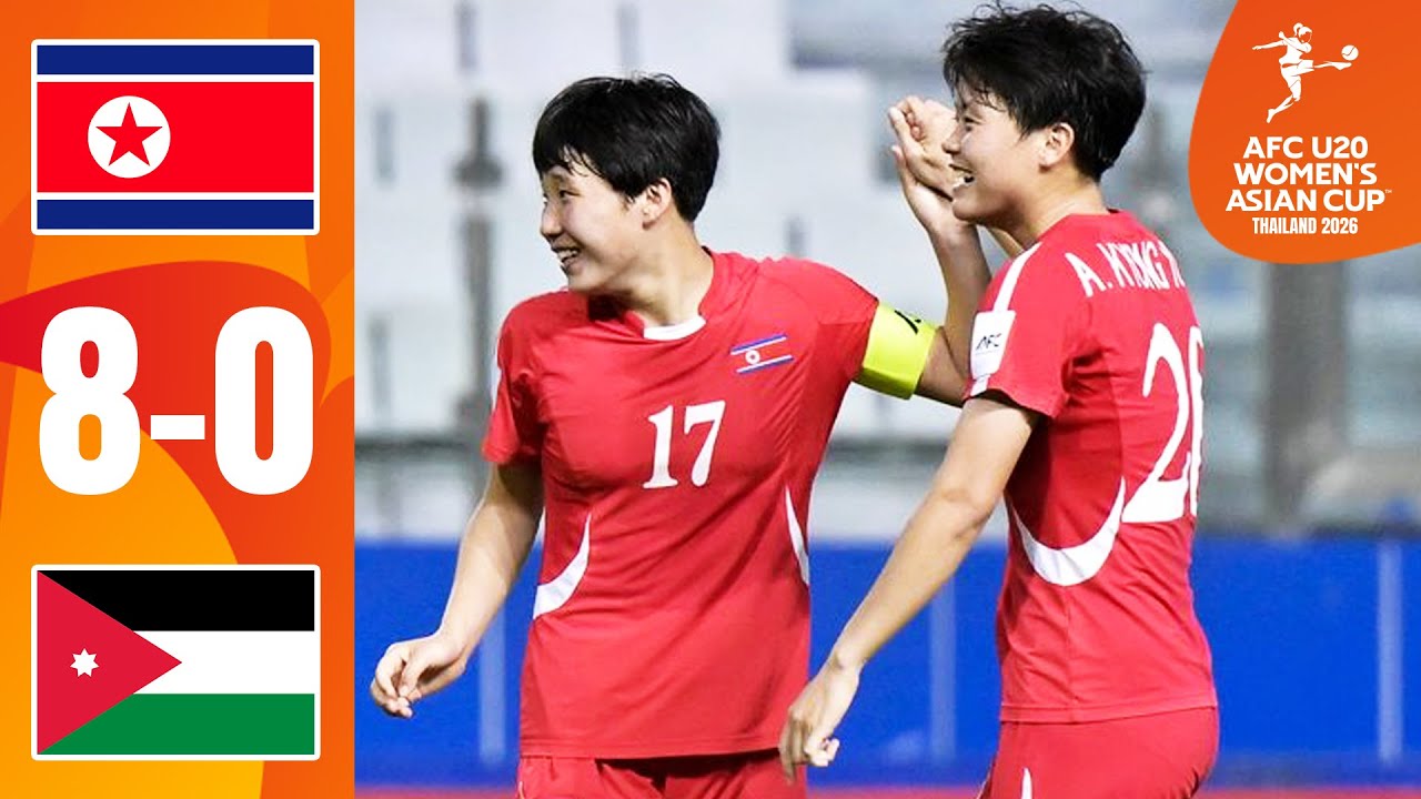 North Korea U20 vs Jordan U20 Highlights