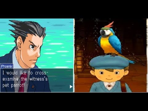 LET THE PARROT SPEAK - Professor Layton VS Phoenix Wright - Episode 43