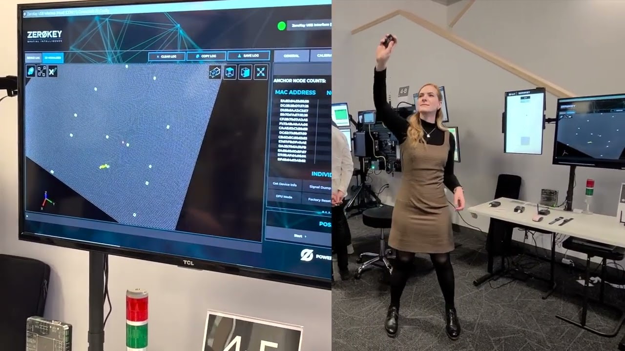 ZeroKey Quantum RTLS Integration with Tulip Interfaces Platform | Technology Demo
