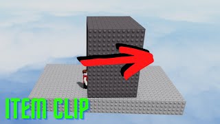 How To Pass Through WALL Item Clip | Roblox glitch