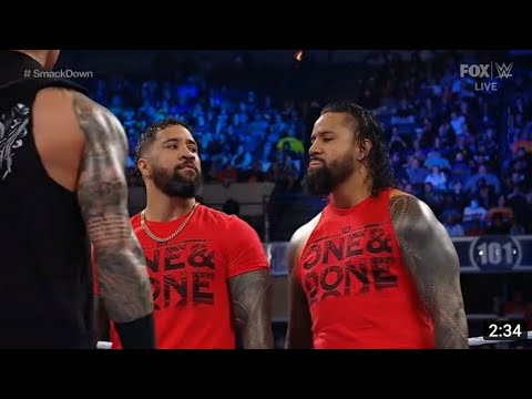 WWE SmackDown April 15, 2022 Highlights   The Bloodline Face to Face RK Bro on SmackDown360p