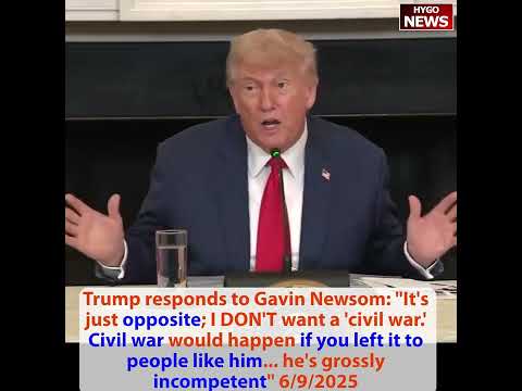 Trump Responds to Newsom on Civil War: 'Just the Opposite -- I DON'T Want a Civil War. Civil War Would Happen If You Left It to People Like Him. He's Grossly Incompetent'; Uber CEO Dara Khosrowshahi Endorses OBBB: 'Benefits Millions of Drivers and Couriers in Form of No Tax on Tips'; Trump on LA: 'Lucky We Brought the Guard In'