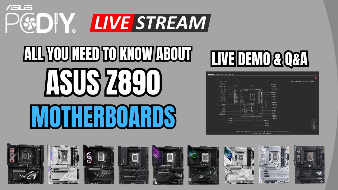 All you need to know about ASUS Z890 Motherboards - AMA, Q&A & Buying Guide - YouTube