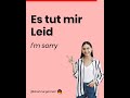 Es tut mir Leid