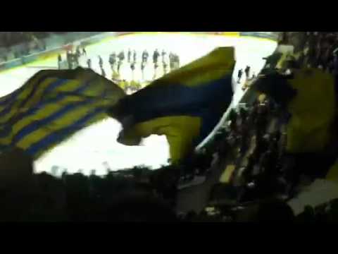 HCD Fans nach Sieg in Kloten