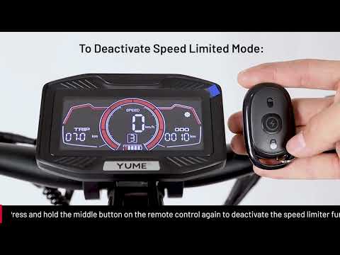 How To Use YUME E-Scooter's Speed Limiter  - GleeRide