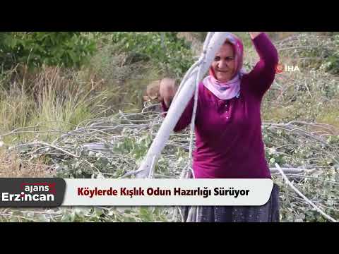 Köylerde Kışlık Odun Hazırlığı Sürüyor