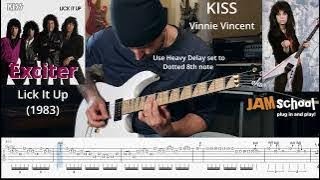 Kiss Exciter Vinnie Vincent Guitar Solo With TAB