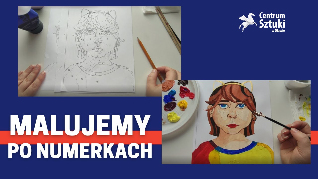 Portret - malujemy po numerkach
