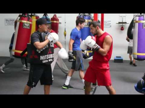 Pita And Pallo Garcia Holding It Down At The Robert Garcia Boxing Academy