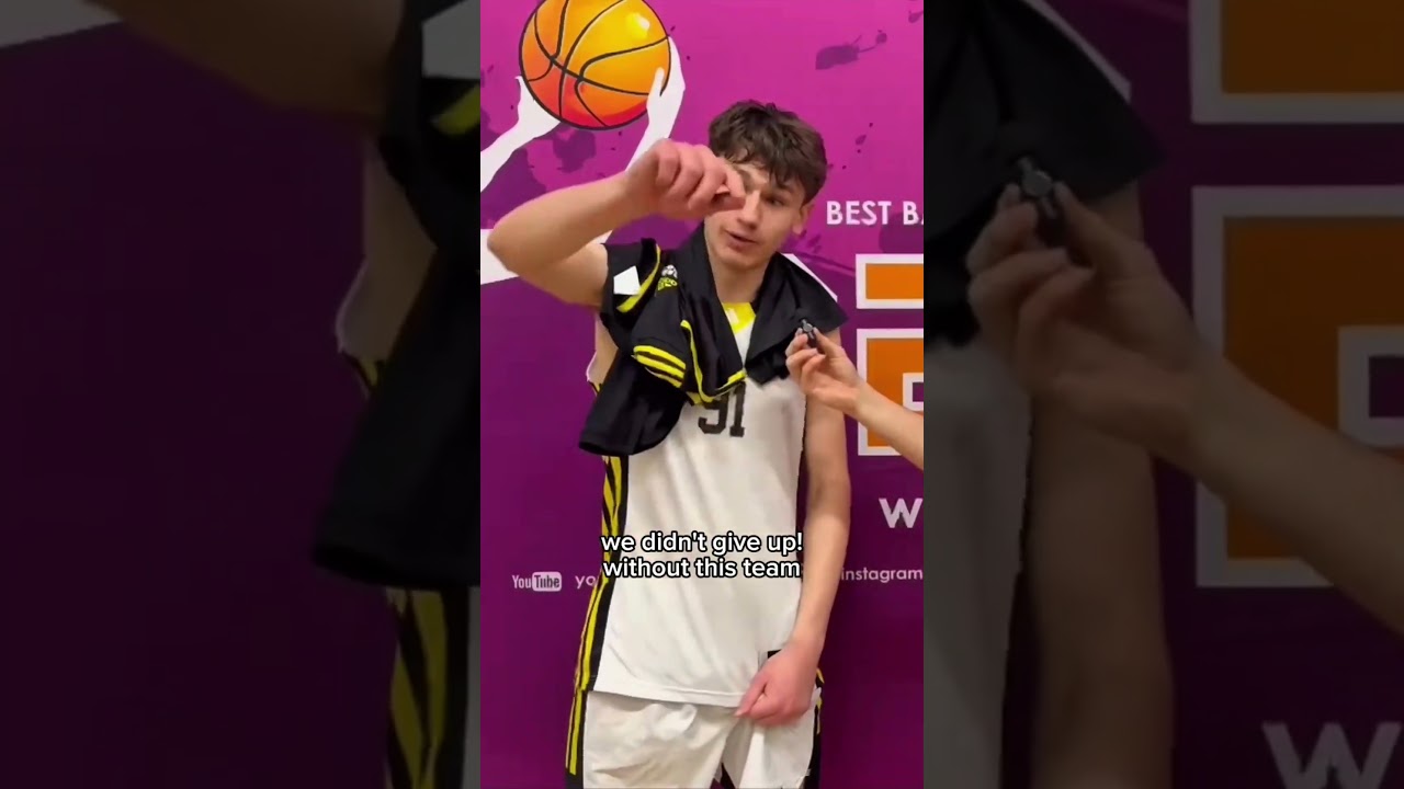 AIK Basket emotional post-game interview #bbbl