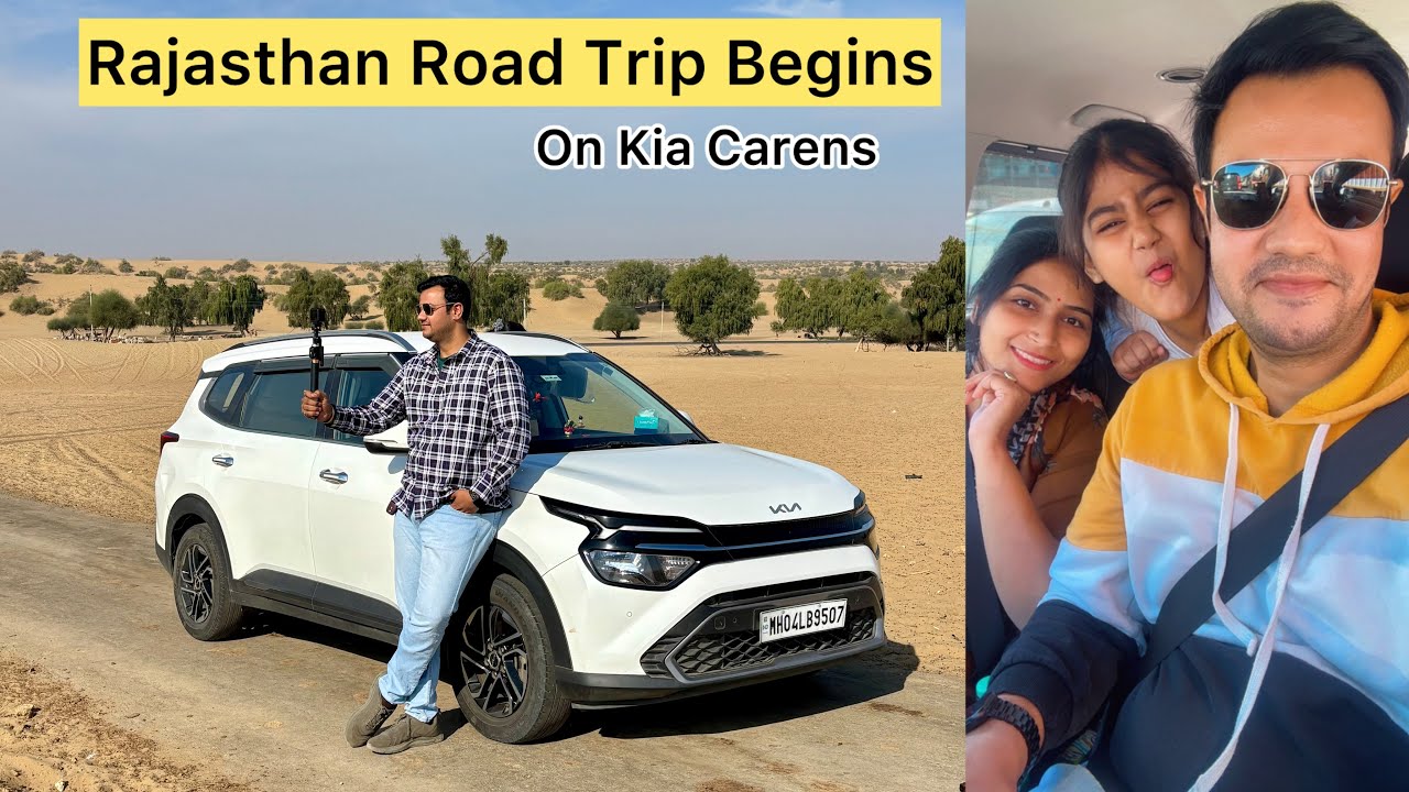 3000 km ki Road Trip Family ke sath ♥️ | Mumbai to Udaipur on Kia Carens Diesel #rajasthan #car