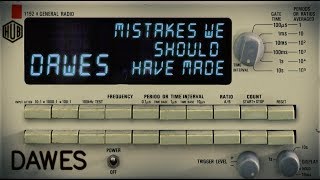 Dawes - Mistakes We Should Have Made (Lyric Video)