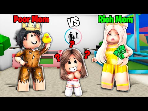 POOR Mom vs RICH Mom in Roblox Brookhaven