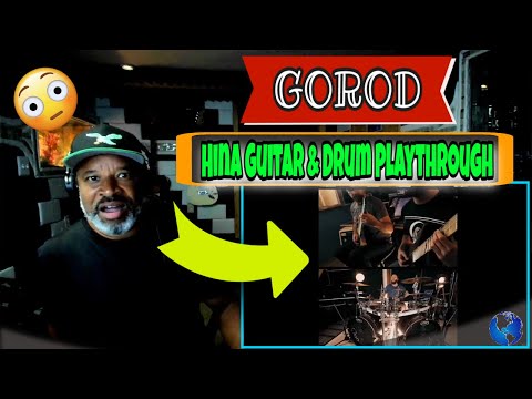 GOROD | Hina Guitar & Drum Playthrough - Producer Reaction