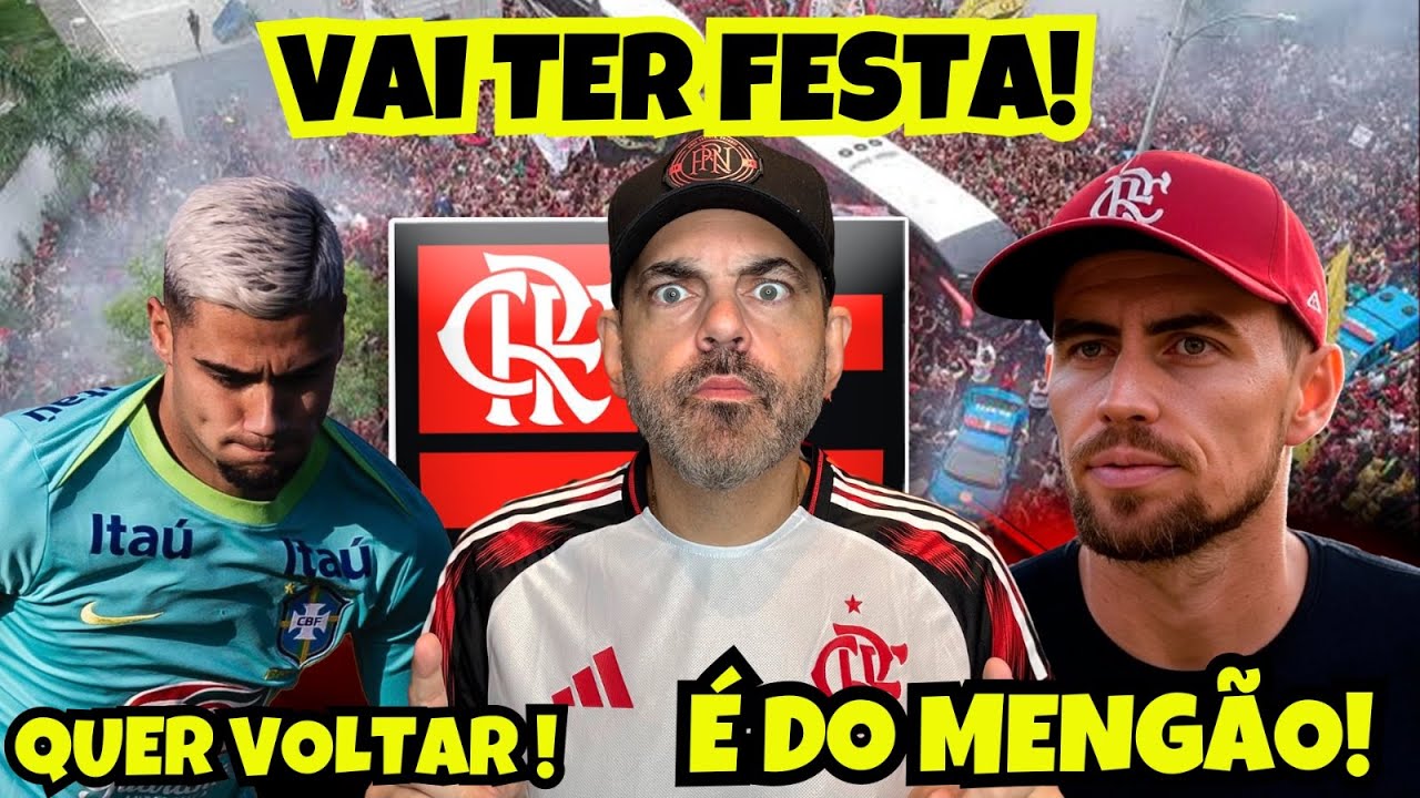 ANDREAS VEM EM QUAL JANELA? AEROFLA DA COPA DO MUNDO DE CLUBES MARCADO! JORGINHO CONFIRMADO!